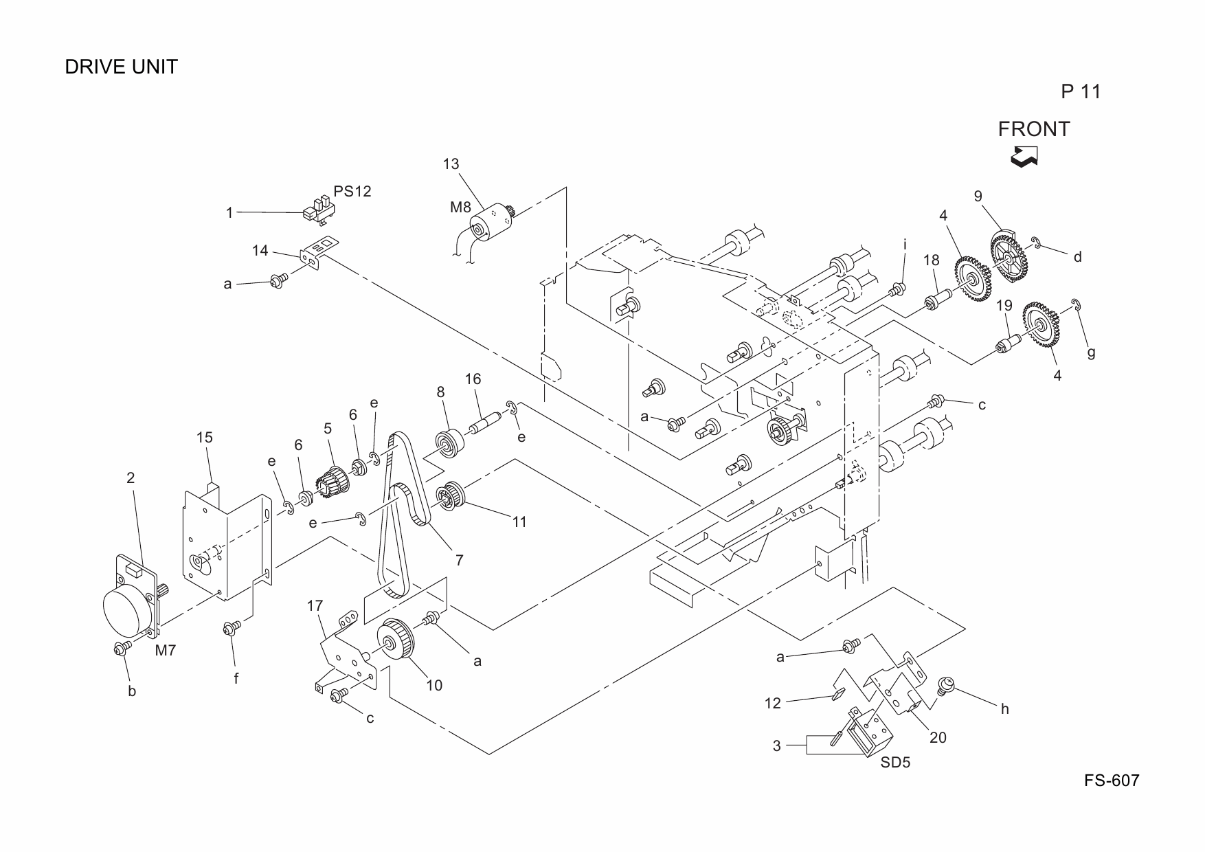 Konica-Minolta Options FS-607 A04D Parts Manual-6